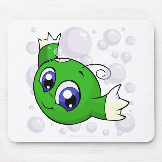 Alfombrilla De Ratón Kiko verde swishing a través del lago Kiko (Frente)