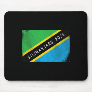 Alfombrilla De Ratón Kilimanjaro 2025 Tanzania Bandera Monte Kilimanjar