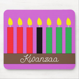 Alfombrilla De Ratón Kinara para Kwanzaa: Lavender