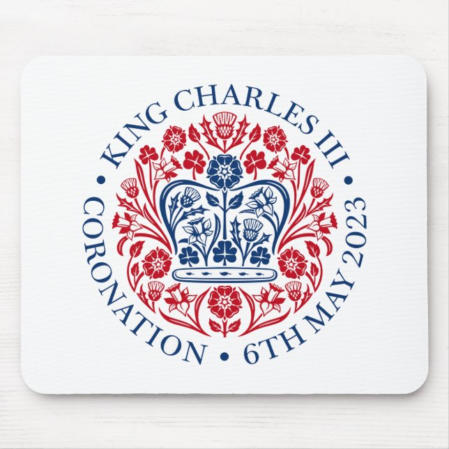 Alfombrilla De Ratón King Charles III Coronation (Frente)