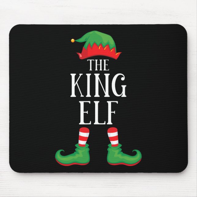 Alfombrilla De Ratón King Elf Mating Group Navidad Divertida Navidad fa (Frente)