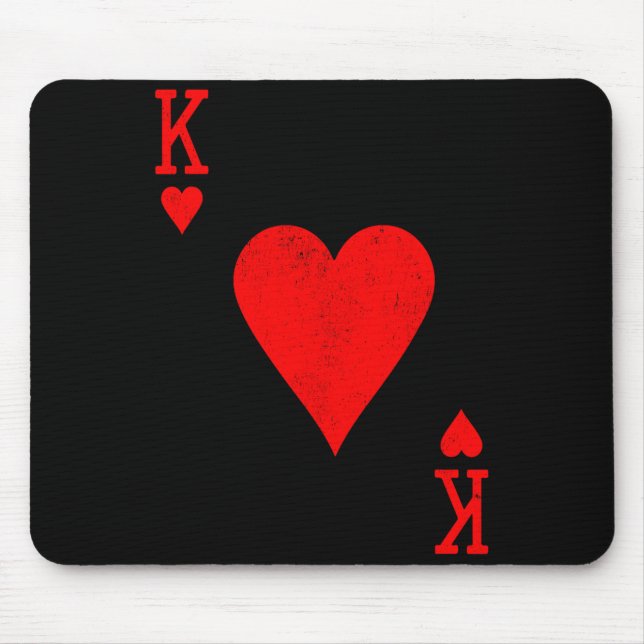 Alfombrilla De Ratón King Of Hearts Matching Couple Saint Valentine's D (Frente)