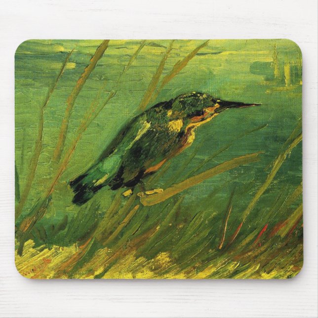Alfombrilla De Ratón Kingfisher por Vincent van Gogh (Frente)