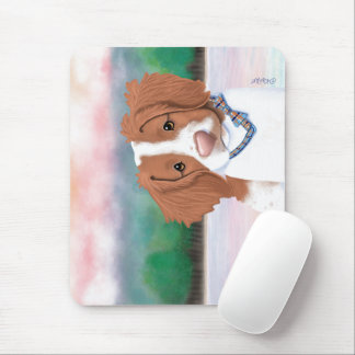 Alfombrilla De Ratón KiniArt Naranja Brittany Mouse Pad
