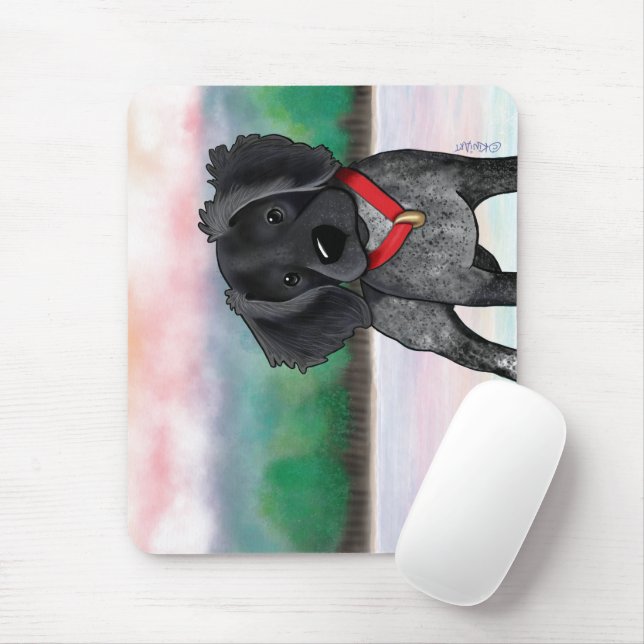 Alfombrilla De Ratón KiniArt Roan Pattern Brittany Mouse Pad (Con ratón)