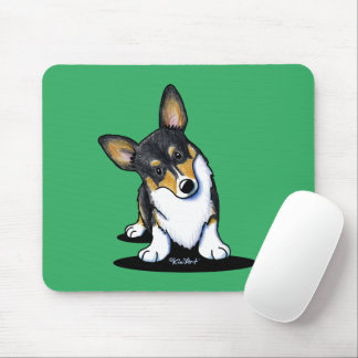 Alfombrilla De Ratón KiniArt Tri Corgi Curioso