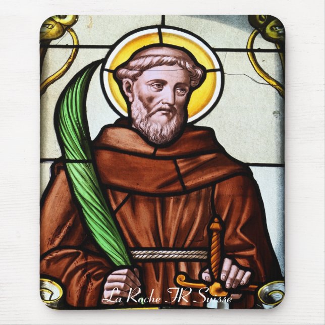Alfombrilla De Ratón Kirchenfenster La Roche FR Suisse Mousepad (Frente)