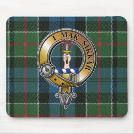 Alfombrilla De Ratón Kirkpatrick Tartan & Badge