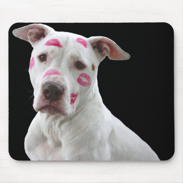 Alfombrilla De Ratón Kissable Pitbull Mousepad (Frente)
