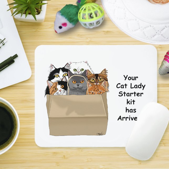 Alfombrilla De Ratón Kit de inicio de la dama del gato (Subido por el creador)