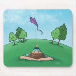 Alfombrilla De Ratón Kite Flying Design Mouse Pad