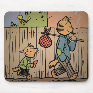 Alfombrilla De Ratón Kitteh y cojín de ratón de la pipa