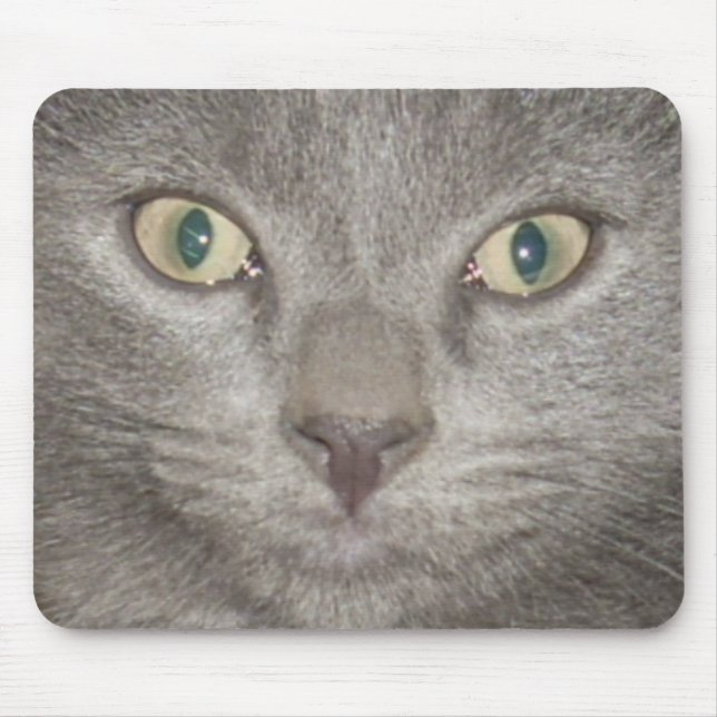 Alfombrilla De Ratón kitten face2 mousepad -gris (Frente)