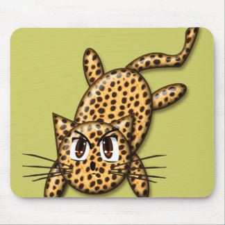 Alfombrilla De Ratón Kitty Anime Leopard Ultra Cute