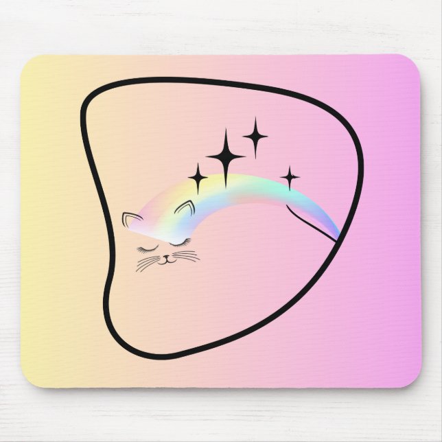 Alfombrilla De Ratón Kitty del teclado del ratón adolescente (Frente)