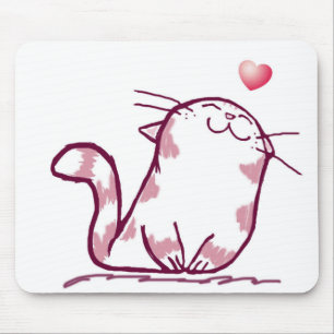 Alfombrilla De Ratón Kitty Love