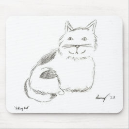 Alfombrilla De Ratón Kitty Sketch Mousepad