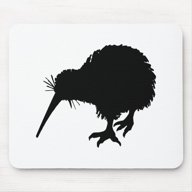 Alfombrilla De Ratón Kiwi Bird Silhouette (Frente)
