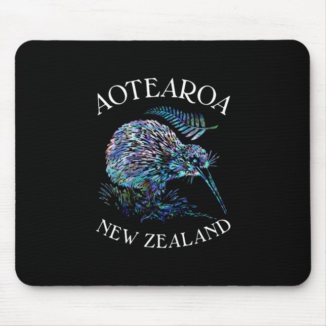 ALFOMBRILLA DE RATÓN KIWI NUEVA ZELANDIA PAUA LAPTOP SLEEVE (Frente)