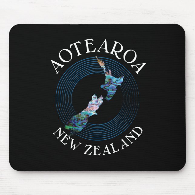 ALFOMBRILLA DE RATÓN KIWI NUEVA ZELANDIA PAUA LAPTOP SLEEVE (Frente)
