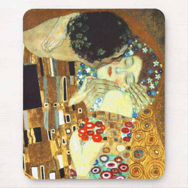 Alfombrilla De Ratón Klimt: El beso (Frente)