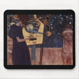 Alfombrilla De Ratón Klimt Gustavo la música