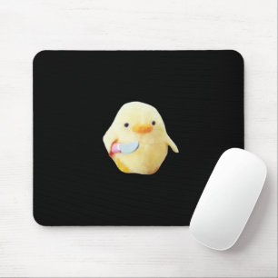 Alfombrilla De Ratón Knife Duck Plush Meme Mouse Pad
