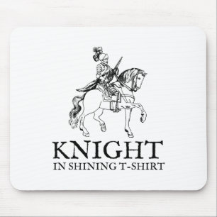 Alfombrilla De Ratón Knight En La Brillante Armor Feria De Renacimiento