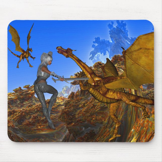 Alfombrilla De Ratón Knights Quest (Frente)