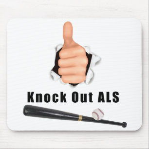 Alfombrilla De Ratón Knock Out ALS Mousepad