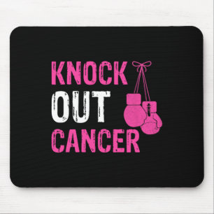 Alfombrilla De Ratón Knock Out Boxing Fight Pink Ribbon Mamare Cancer A