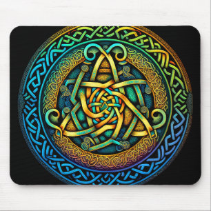 Alfombrilla De Ratón Knot Celtic Colorful Knotwork