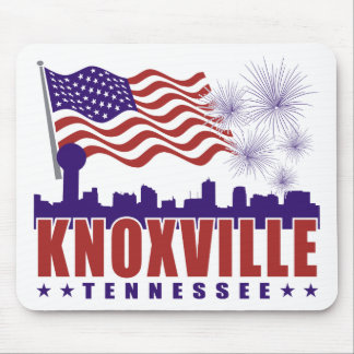 Alfombrilla De Ratón Knoxville Tennessee Mousepad patriótico