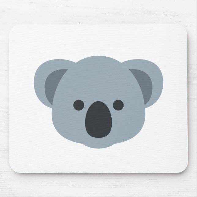 Alfombrilla De Ratón Koala emoji (Frente)