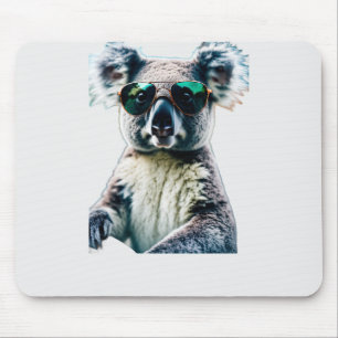 Alfombrilla De Ratón Koala Genial en un Jeep con Gafas de Sol al Estilo