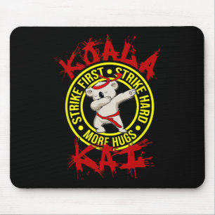 Alfombrilla De Ratón Koala Kai Divertido Karate Ninja Dojo Koala Abraza
