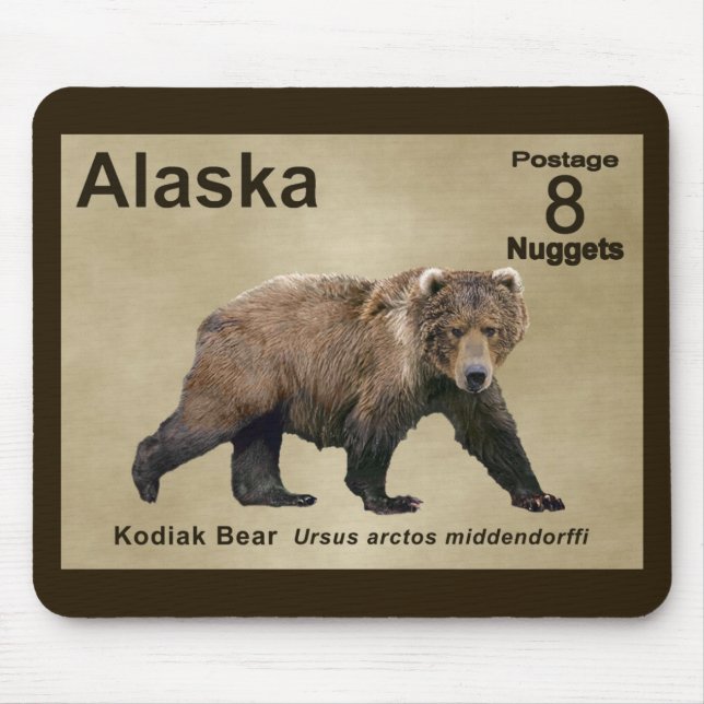 Alfombrilla De Ratón Kodiak Bear (Frente)