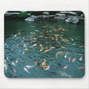 Alfombrilla De Ratón Koi en una charca