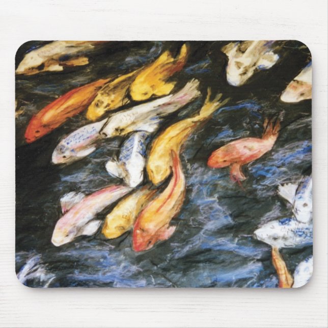 Alfombrilla De Ratón Koi Fish Mousepad (Frente)