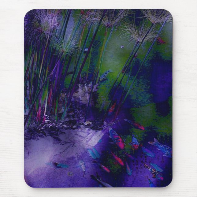 Alfombrilla De Ratón Koi Pond Mousepad (Frente)