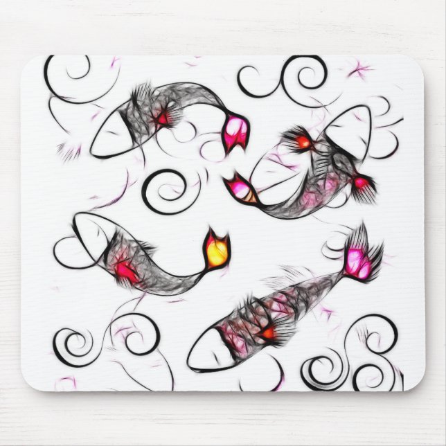 Alfombrilla De Ratón Kois vidrioso Mousepad (Frente)