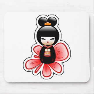 Alfombrilla De Ratón kokeshi-mickey-sfondo-t