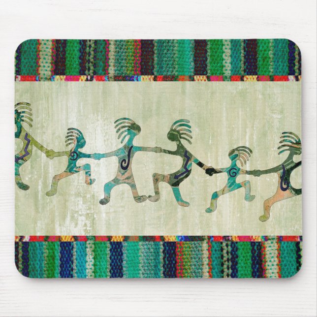 Alfombrilla De Ratón KOKOPELLI, familia divertida y tus ideas (Frente)