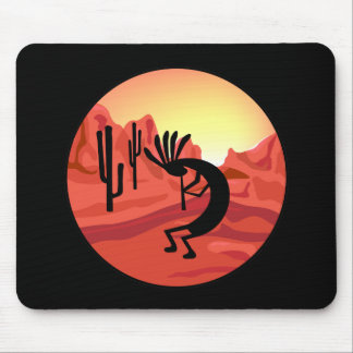 Alfombrilla De Ratón Kokopelli Southwest Sunset Mousepad