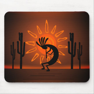 Alfombrilla De Ratón Kokopelli Sun Bronzed Sunset Mousepad