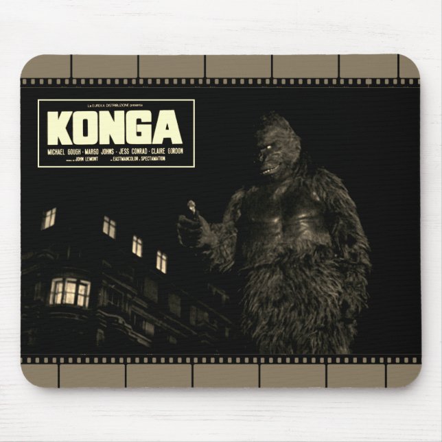 Alfombrilla De Ratón KONGA FilmStrip Mousepad de los años 1960 (Frente)