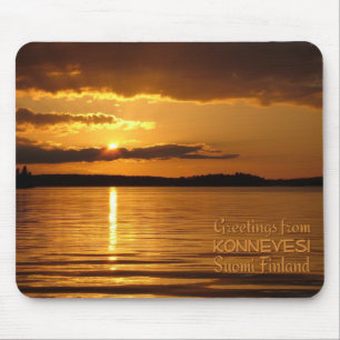 Alfombrilla De Ratón Konnevesi Sunset mousepad