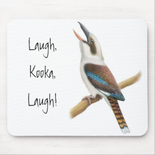 Alfombrilla De Ratón Kookaburra de risa Mousepad