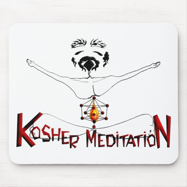 Alfombrilla De Ratón Kosher Meditation (Frente)