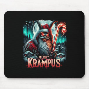 Alfombrilla De Ratón Krampus Dark Merry Krampus Navidades míticos